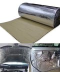 10mm Heat Shield Sound Deadener Mat for Cars with Thermal Insulation and Acoustic Dampening, moistureproof, waterproof, tri-layer PE aluminum foam