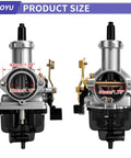 30mm Carburetor With Exhaust Header Stage 1 Kit Replacement For Predator 420cc 301cc And GX390 GX340 GX270 GX240 Engines dimensions