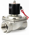 2 Inch Stainless Steel Solenoid Valve 110V AC Workhorse Normally Closed Electric Valve With Viton Seal for gas and fluid applications