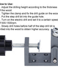 Pro Grade Oblique Pocket Hole Jig Kit With 15 Degree Adjustable Drilling Locator Positioner for woodworking setup guide