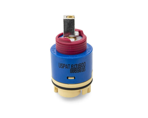 Pressure Balancing Cartridge For Tub And Shower Kit 3P RK7300 Cart, 3 Year Warranty, Easy Install, blue and red component