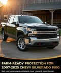 Tow Hook Covers For Chevy Silverado 1500 2007 To 2025 Custom Front Accessories shown on parked truck