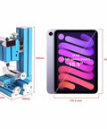 Knockout Mini Metal Lathe And Milling Machine for Tabletop DIY, compact design with blue finish, ideal for turning and drilling.