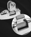 Heavy Duty 316 Stainless Steel Bimini Top Swivel Deck Hinge With 180 Degree Adjustable Quick Release Side Mount Hardware close-up view.