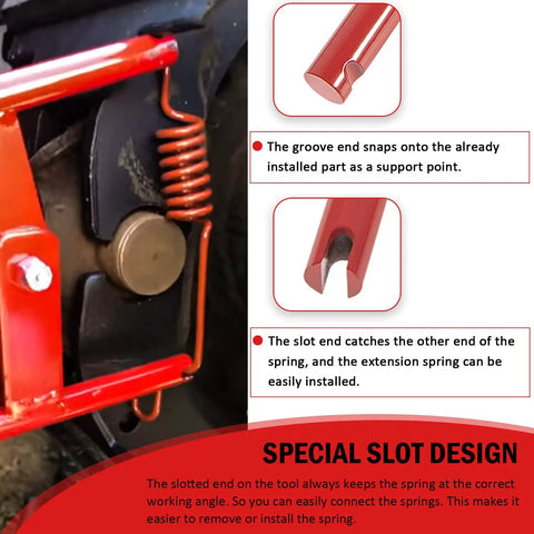 Pro-Grade Heavy Duty Truck Brake Spring Tool For Eaton Air Brake Shoe Anchor Springs Installation And Removal demonstration