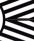 Close-up of Bahtinov Focus Mask FP412R pattern for Celestron 11 Inch SCT and RASA telescopes, DSLR and CCD imaging aid.