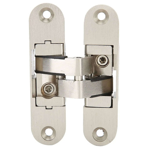 Heavy Duty 3D Zinc Alloy Door Hinge With Nylon Pad for Folding Doors Cabinets and Wardrobes, 180 Degree Opening with Adjustable Alignment