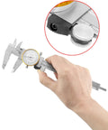 Hand using Dial Calipers 0-15 Cm with 0.02 mm Graduation, Stainless Steel Shockproof Vernier Caliper for precise measurements
