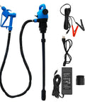 Heavy Duty Electric Drum Pump Transfers Diesel DEF And Light Oils Smooth As Butter Right Out Of 55 Gallon Drums Runs Clean On 120V AC Or 12V DC