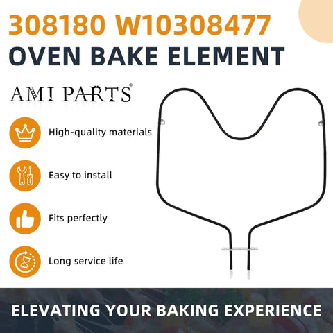 2600W 240V Oven Bake Element Replacement For Whirlpool Ovens Easy Install Durable Build Fits WP308180 W10308477