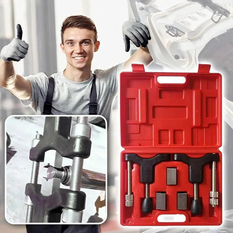 Easy To Use Universal Half Shaft Sleeve Thread Corrector Repair Tool Kit Fits 30-110mm Durable High-Quality Material For Seamless Jobs And DIY Enthusiasts Get Your Car Running Smooth With This Pro Gear Today. red repair kit case for 30-110mm axle thread repair, steel tools