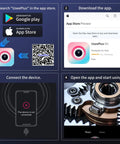 Guide for app installation for Endoscope Camera With Light 1920P HD Borescope For Tight Spaces 8 Adjustable LEDs IP67 Waterproof Semi-Rigid Snake Cable