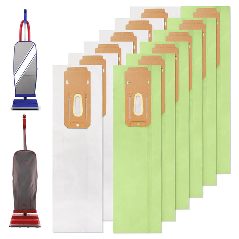 Type CC Vacuum Bags 12 Pack For Oreck XL Upright Vacuum Cleaners Fits XL2100RHS U2000R U2000RB U2000RB2L with green bags visible