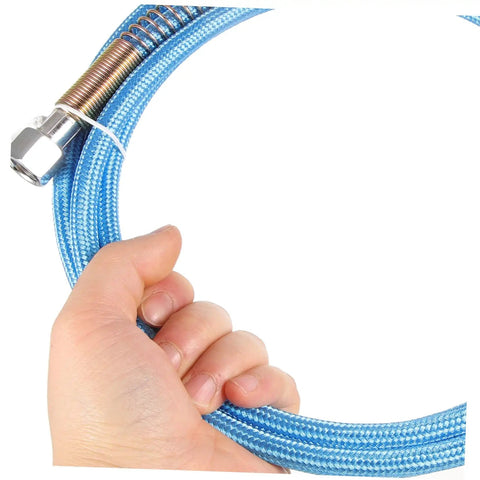 High Temperature Steam Hose For Ironing, Flexible Lightweight Water Line Tube For Steam Irons held in hand, sky-blue