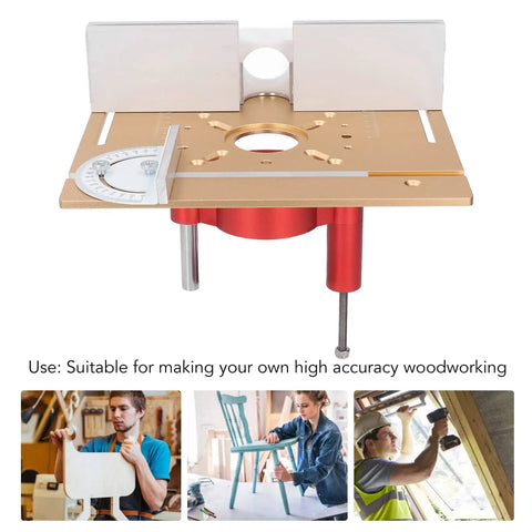 Top Shelf Aluminum Alloy Router Lift Table With Heavy Duty Stainless Steel Hardware And Hella Smooth 47 Millimeter Height Adjustments