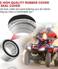 Honda Front Wheel Bearings And Seals Kit For Foreman 400 500 450 Rincon 650 680 Rubicon 500 ATV with rubber cover