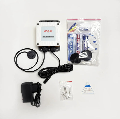 Smart WiFi LPG Tank Level Sensor With High Accuracy Ultrasonic Detection And Automatic Alarm for Tuya Smart Life App Remote Control.