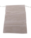7 in 1 Wall Scanner Stud Finder, Metal Wood AC Wire Detector in a soft beige pouch with drawstring for storage.