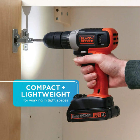 Must Have 20V Max Cordless Drill Kit With Battery And Charger Includes Double Sided Drill Bit LED Work Light And Built In Bit Holder Perfect For DIY Projects Home Improvement And On The Go Jobsites