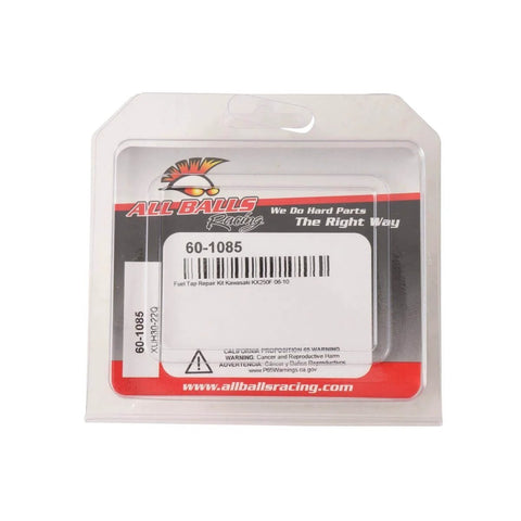 Packaging for Fuel Tap Repair Kit 60-1085 For Kawasaki KX 250F 2006 2007 2008 2009 2010 Replacement Parts with label visible