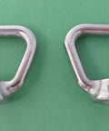 Top Tier Marine Grade Aisi 316 Stainless Steel Bow Eye Nuts M8 Metric 8MM Thread Pack Of Two on green background