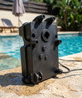 GVA 24 Pool Valve Actuator Replacement With 15 Foot Cable by pool, compatible with Hayward Aqua Logic and major automation systems