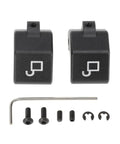 Mazda Miata Soft Top Roof Latch Lock Rebuild Kit 1990-2005 1.8L L4 Convertible Aluminum Black Anodized Left Right Clamps
