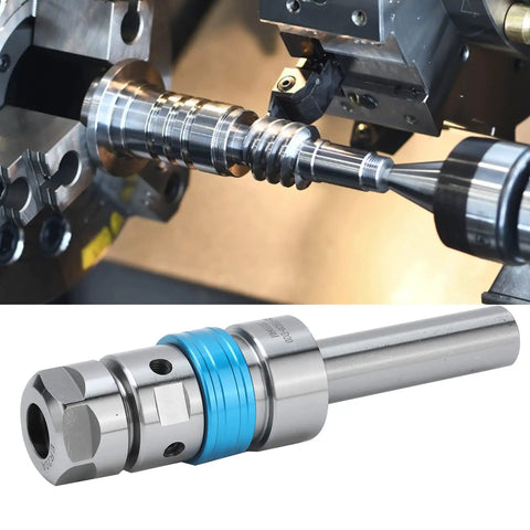Floating Tap Holder For CNC Milling Machines With Telescopic Action And Straight Shank Adapter Chuck Front Travel 5mm Rear