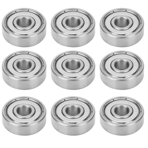Stainless Steel Roller Ball Bearings 6x19x6mm Set Of 10 For Skateboards Inline Skates And Electric Skateboards Double Shielded