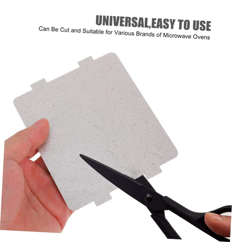 Cutting High Temperature Mica Sheets For Microwave Ovens Heat Shield And Insulation Cover Replacement Parts For Kitchen Home Repair