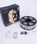 Ultra Long Outdoor Christmas Lights 330Ft 1000 LED String Lights With Reel 8 Modes And Timer Remote UL Listed