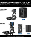 Foldable V Mount Battery Plate With Arca Type Quick Release Baseplate For DSLR Video Rig Lightweight Setup options