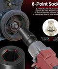 17mm Harmonic Balancer Socket For Half Inch Drive, Built Tough Heavy Duty 77060 Crank Bolt Socket used on engine pulley