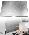 Heat Shield Board For Gas And Electric Stoves And Ovens Waterproof And Oil Resistant Thermal Panel in kitchen setting