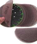 Kickstart Your DIY With 20 Piece Ultra Heavy Duty 6 Inch Mesh Sanding Discs showing hook loop disc and mesh material.