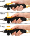 Beefed Up 28 Inch Stainless Sprayer Wand With Brass Barbs For One Quarter And Three Eighth Inch Hoses Universal Sprayer Replacement With Shutoff Valve demonstration.