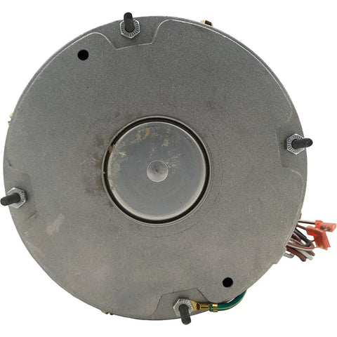 HVAC Condenser Motor 1/3 HP Single Phase 208 230V 1075 RPM Replacement showing base and mounting points.