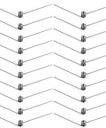 40 Pack Stainless Steel Tiny Torsion Springs For DIY Repair Woodworking And Hair Clip Replacements 0.01 Inch Wire Diameter 0.16 Inch