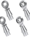 4 pieces of 3/8 Inch Heim Joint Rod End Kit With Jam Nut And Bung Chromoly Panhard Kit Right And Left Hand Thread Zinc Coated