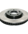 Electrophoretic Series Front Vented Brake Rotor With Corrosion Resistant Electrophoretic Coating For Salt Spray Protection And Tight Tolerances Bolt On Direct Fit For Easy Installation And Long Lasting Performance, close-up view of vented design