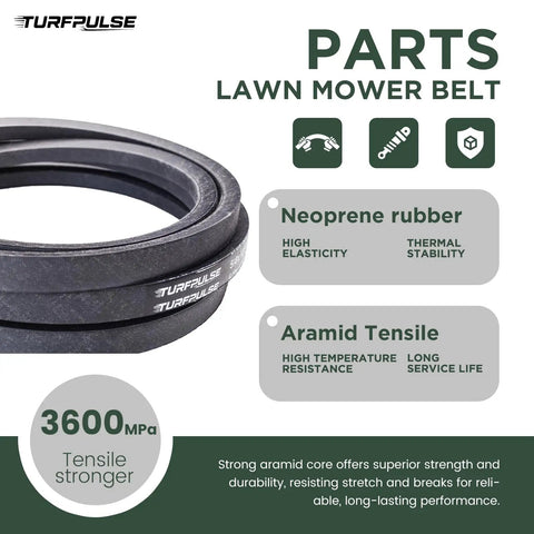 Beefed Up Replacement Drive Belt For TimeMaster Walk Behind Lawn Mowers 3/8 X 27.5 Inch Aramid Fiber Compatible With 20199