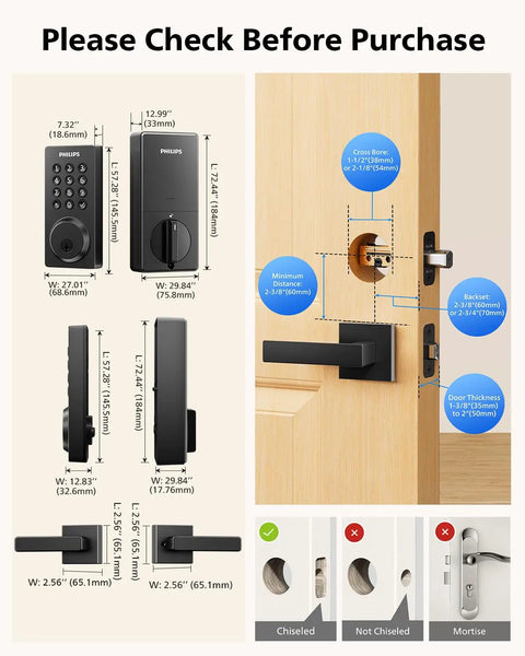 Top Shelf Wifi Smart Deadbolt With Built In Keypad And Sturdy Door Handle Top Notch App Control For Instant Remote Access And Custom Guest Permits Rock Solid Keyless Entry System For Modern Households