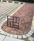 Cross Square Stepping Stone Molds Set For DIY Garden Pathways And Patios, reusable paving mold with 8 unique shapes on a path.