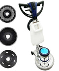18 Inch Floor Scrubber Buffer Industrial Polisher For Commercial Use With 175 RPM 110V Heavy Duty Workhorse With Long 39 Ft Power Cord For Tile And Concrete Floors