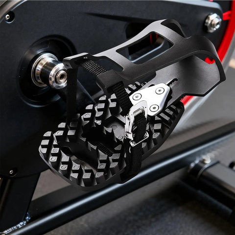 Toe Cage Clips For Peloton Pedals Adapters Convert Look Delta Pedals To Toe Clip Cages With Straps For Regular Sneakers, Easy Peloton.