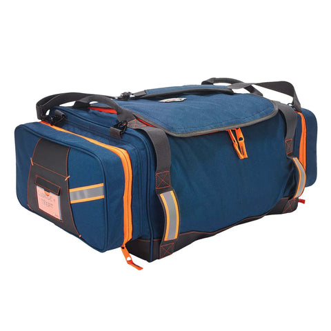 Arsenal 5216 First Responder Medical Trauma Jump Bag For EMS Police Firefighters Blue Durable 600D Polyester with side ID slot