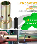 Two Pairs Cat 2 Quick Hitch Adapter Bushings Set For Category II 3 Point Tractors Heavy Duty Built Tough Workhorse Quick Hitch Fit