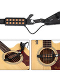 12 Hole Magnetic Sound Hole Acoustic Guitar Pickup With Volume And Tone Control And Tuner Kit Easy Install Includes Cushion To Protect Your Guitar
