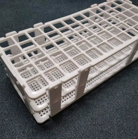 White Handy 3 Pack Plastic Test Tube Rack For 16mm Tubes 60 Hole Lab Rack Detachable And Lightweight Storage Holder