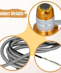 Automatic CNC Tool Setter For Milling Machines With Oilproof Design Plug And Play NPN Wiring Color Coded Leads Rock Solid Touch Sensor